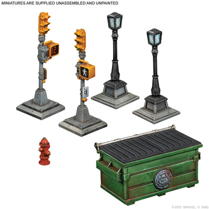 Marvel: Crisis Protocol – NYC City Block Terrain Collection