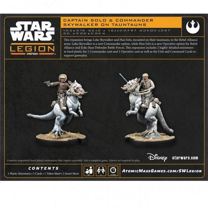 Star Wars: Legion – Captain Solo & Commander Skywalker on Tauntauns