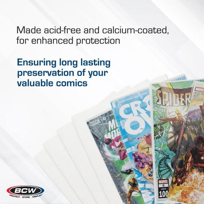 BCW - Comic Boards - Current Backing Boards - 6 3/4 X 10 1/2