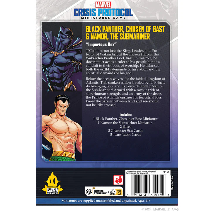 Marvel: Crisis Protocol – Black Panther; Chosen of Bast & Namor