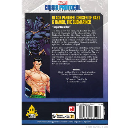 Marvel: Crisis Protocol – Black Panther; Chosen of Bast & Namor