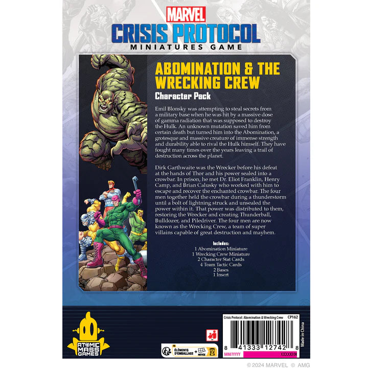 Marvel: Crisis Protocol – Abomination & Wrecking Crew