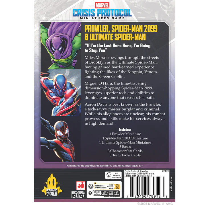 Marvel: Crisis Protocol – Prowler, Spider-Man 2099 & Ultimate Spider-Man
