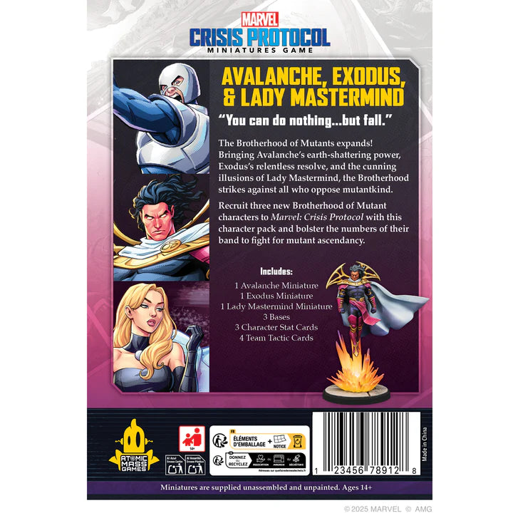 Marvel: Crisis Protocol – Avalanche, Exodus & Lady Mastermind