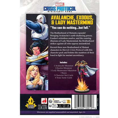 Marvel: Crisis Protocol – Avalanche, Exodus & Lady Mastermind