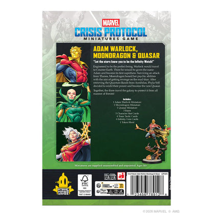Marvel: Crisis Protocol – Adam Warlock, Moondragon, & Quasar