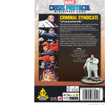 Marvel: Crisis Protocol – Criminal Syndicate Affiliation Pack