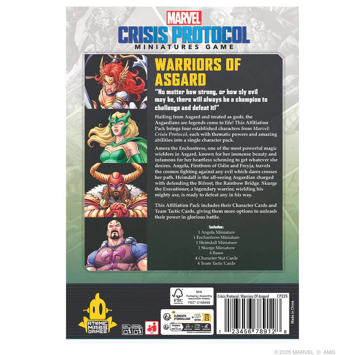 Marvel: Crisis Protocol – Warriors of Asgard Affiliation Pack