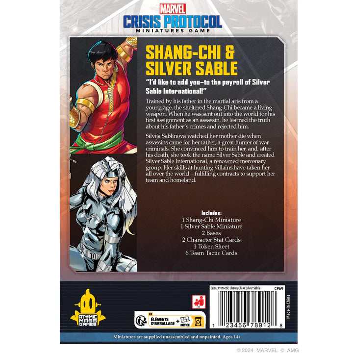 Marvel: Crisis Protocol – Shang Chi & Silver Sable