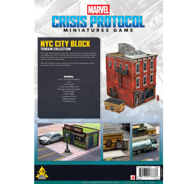 Marvel: Crisis Protocol – NYC City Block Terrain Collection