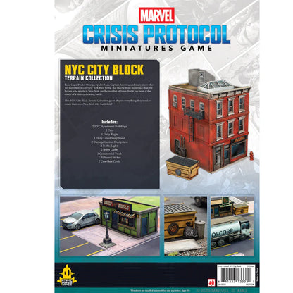 Marvel: Crisis Protocol – NYC City Block Terrain Collection