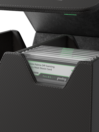 Collector's Series Graded Card Storage Case - Medium - Black