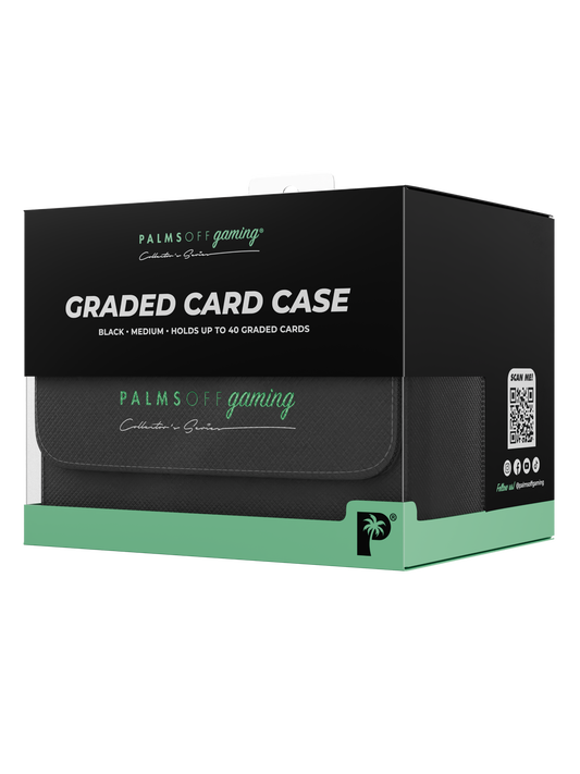 Collector's Series Graded Card Storage Case - Medium - Black