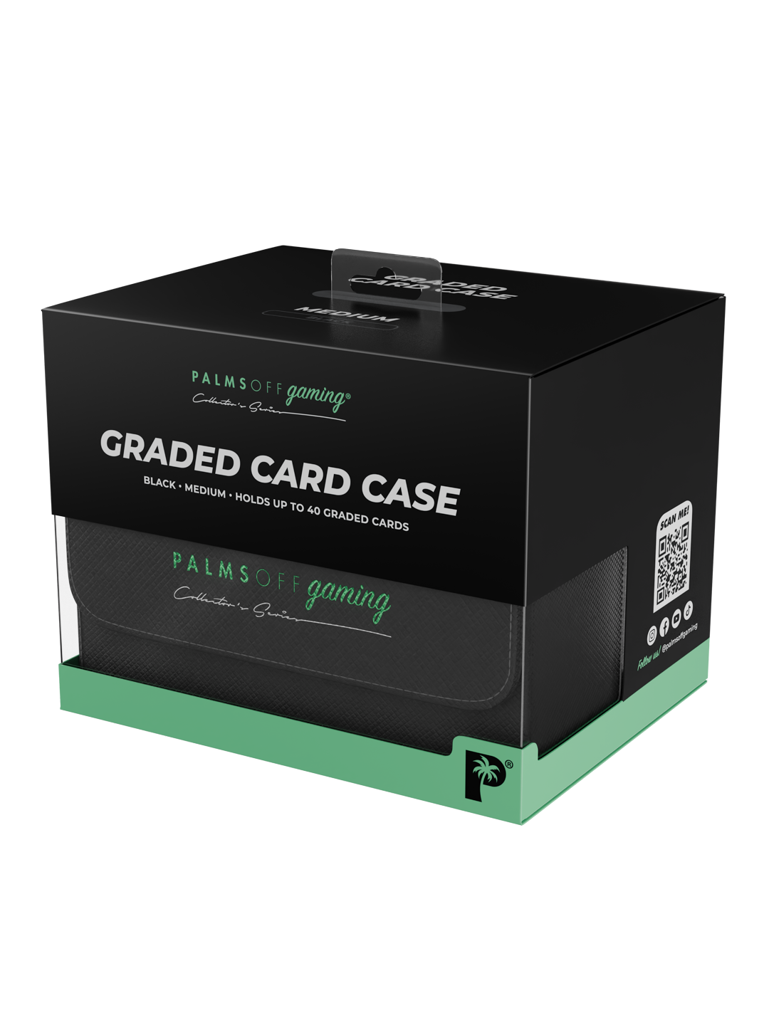Collector's Series Graded Card Storage Case - Medium - Black