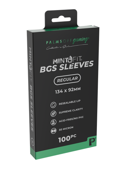 MintFit BGS Graded Card Sleeves - Regular 100pc