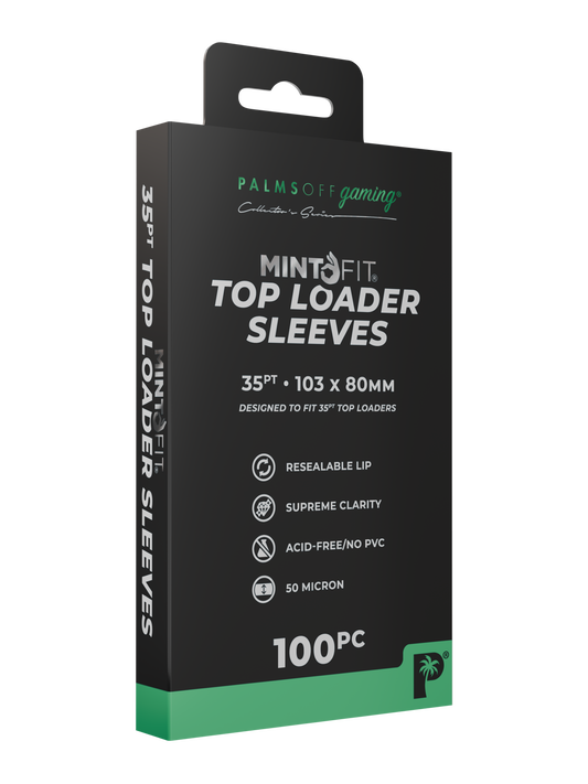 MintFit Top Loader Sleeves - 35pt - 100pc