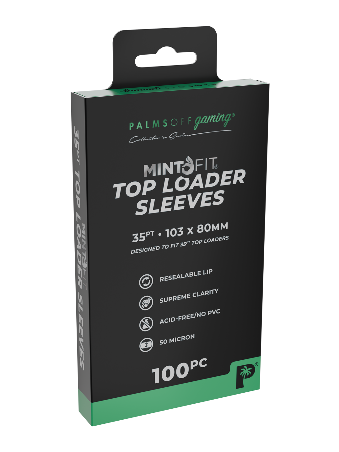 MintFit Top Loader Sleeves - 35pt - 100pc