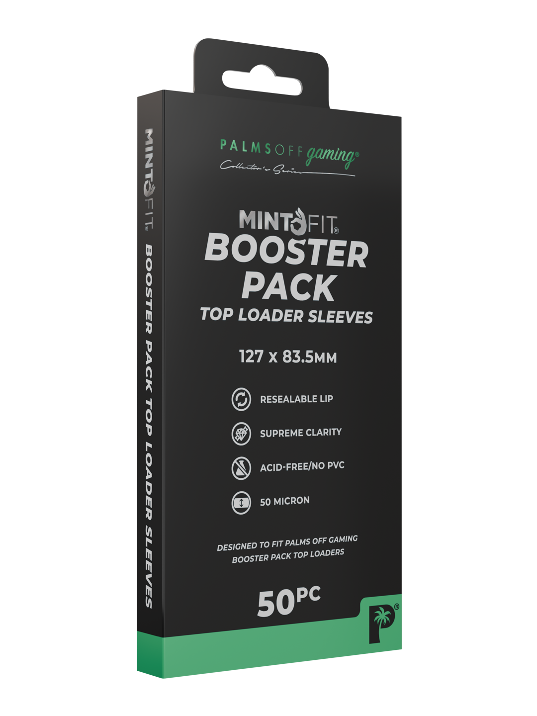 MintFit Booster Pack Top Loader Sleeves - 50pc