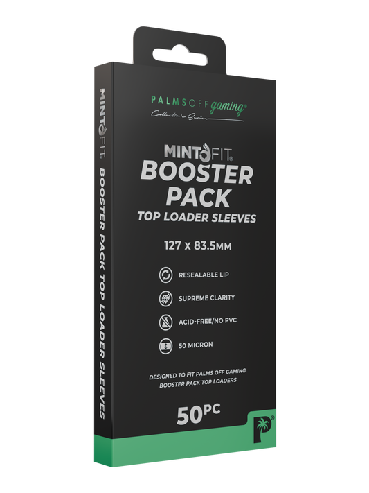 MintFit Booster Pack Top Loader Sleeves - 50pc