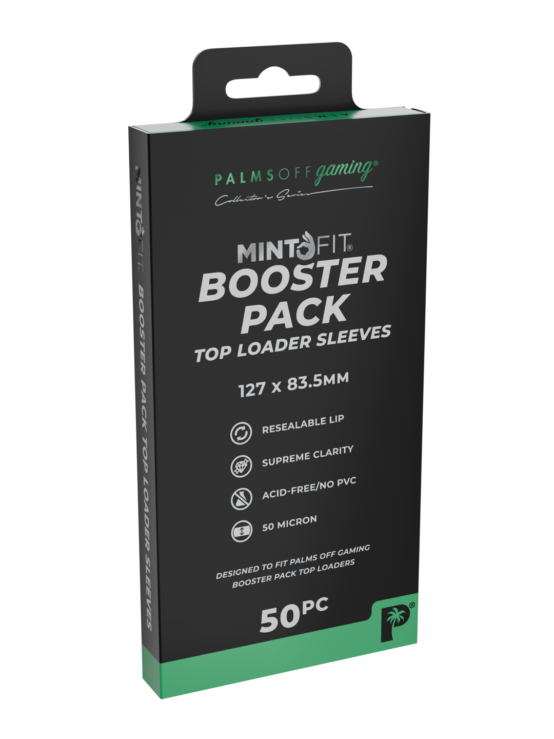 MintFit Booster Pack Top Loader Sleeves - 50pc