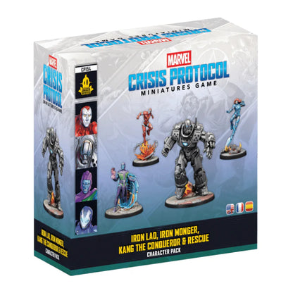 Marvel: Crisis Protocol – Iron Lad, Iron Monger, Kang the Conqueror & Rescue