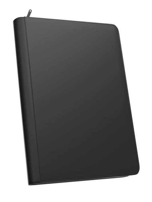 Stealth 9 Pocket Zip Binder - Black