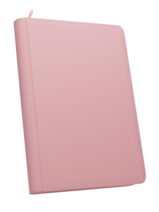 STEALTH 9 Pocket Zip Binder - Pink