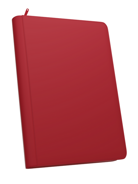 STEALTH 9 Pocket Zip Binder - Red