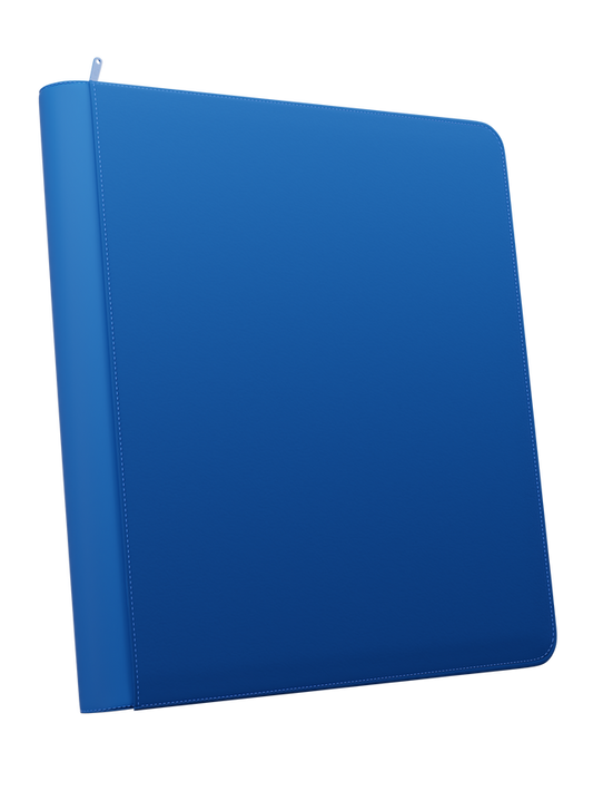 STEALTH 12 Pocket Zip Binder - Blue