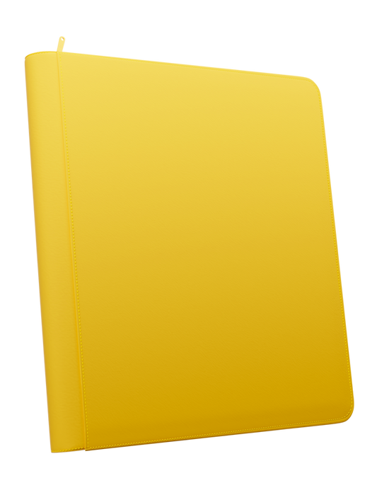 STEALTH 12 Pocket Zip Binder - Yellow