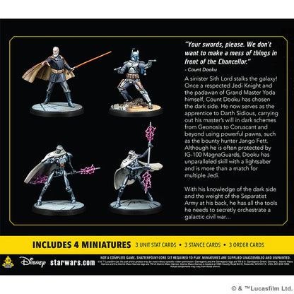 Star Wars: Shatterpoint – Twice the Pride Count Dooku Squad Pack