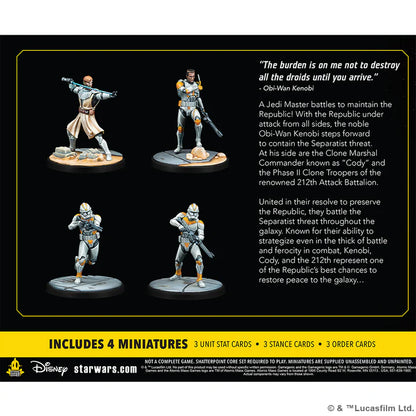 Star Wars: Shatterpoint – Hello There General Obi-Wan Kenobi Squad Pack