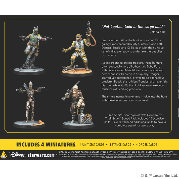 Star Wars: Shatterpoint – We Don’t Need Their Scum Squad Pack