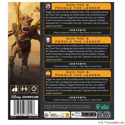 Star Wars: Legion – Sun Fac and Poggle the Lesser