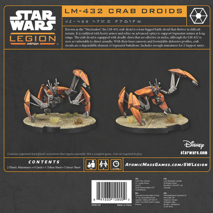 Star Wars: Legion – LM-432 Crab Droid Unit Expansion