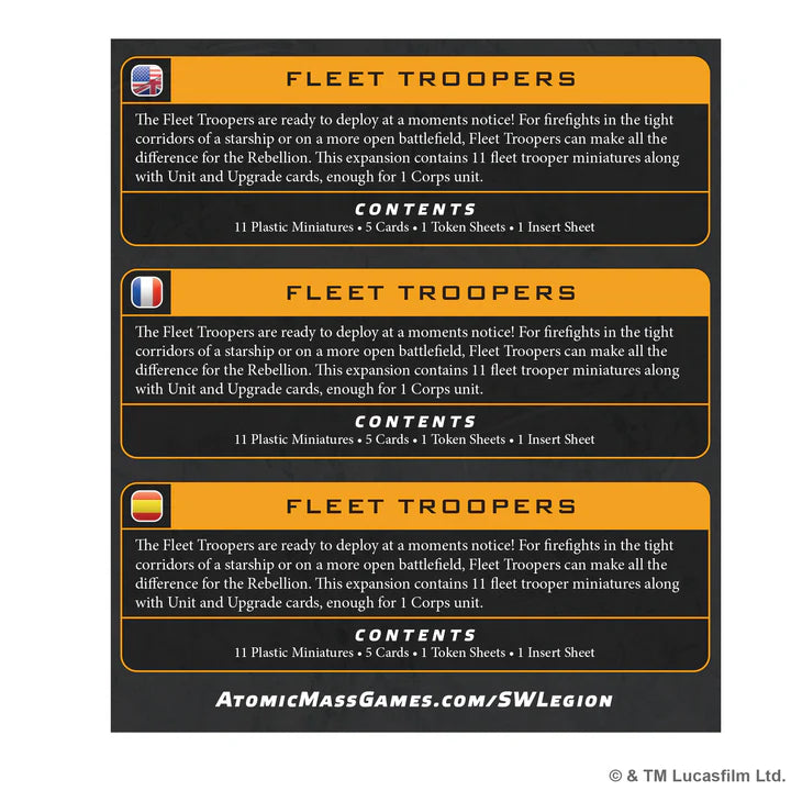 Star Wars: Legion – Fleet Troopers