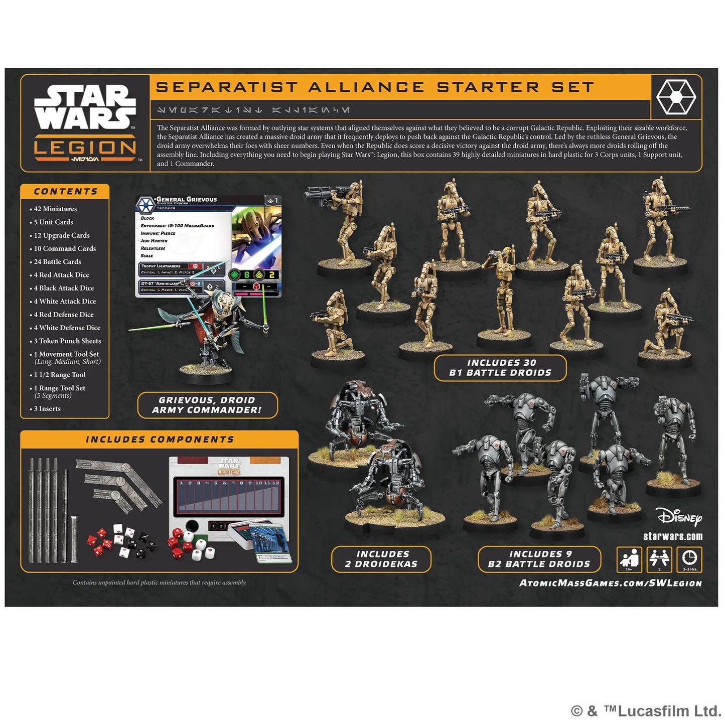 Star Wars: Legion – Separatist Alliance Starter Set