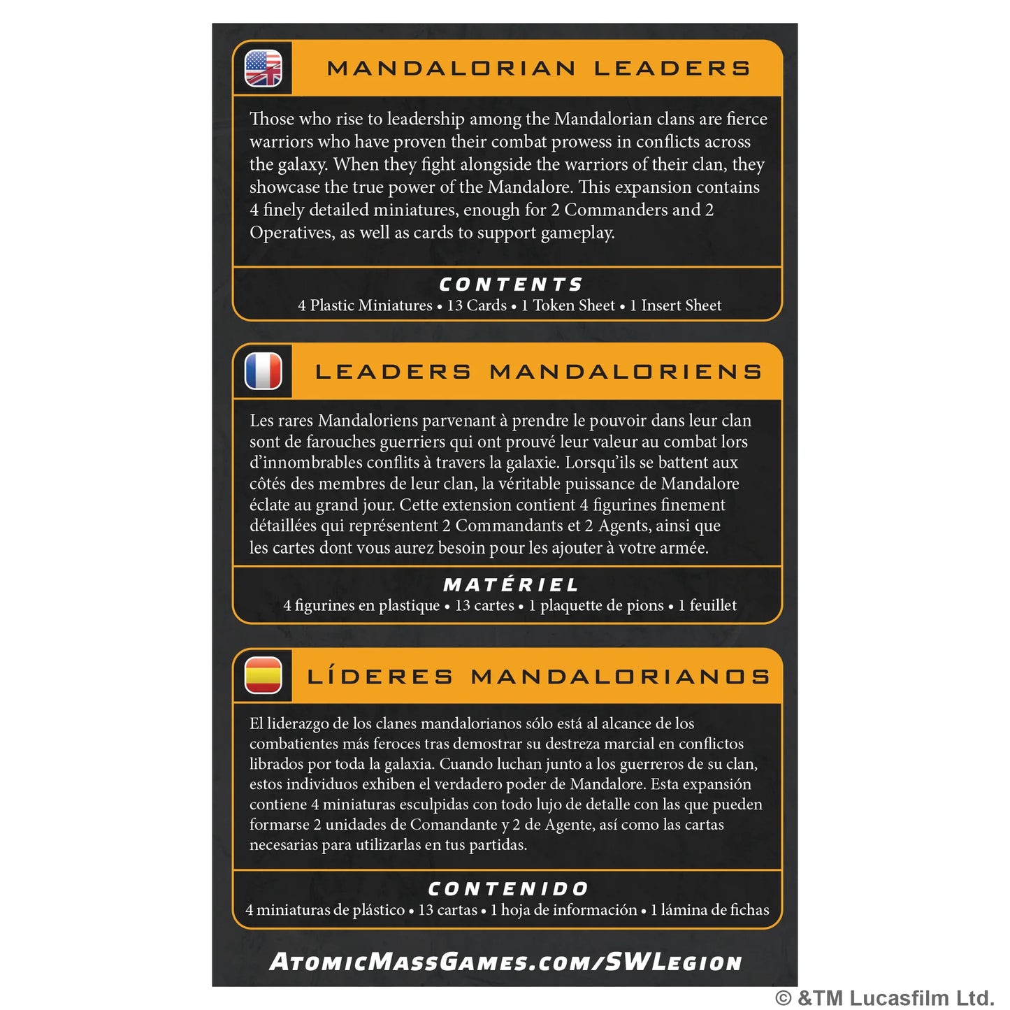 Pre-Order: Star Wars: Legion: Mandalorian Leaders