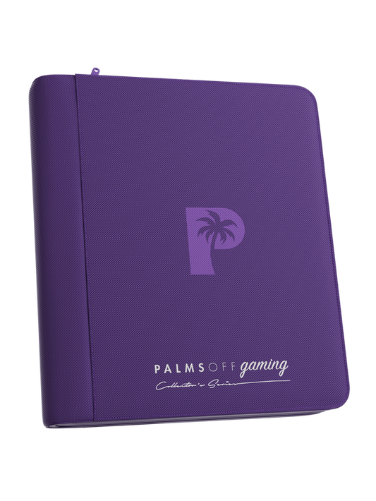 Collector's Series Top Loader Zip Binder - 4 Pocket - Purple