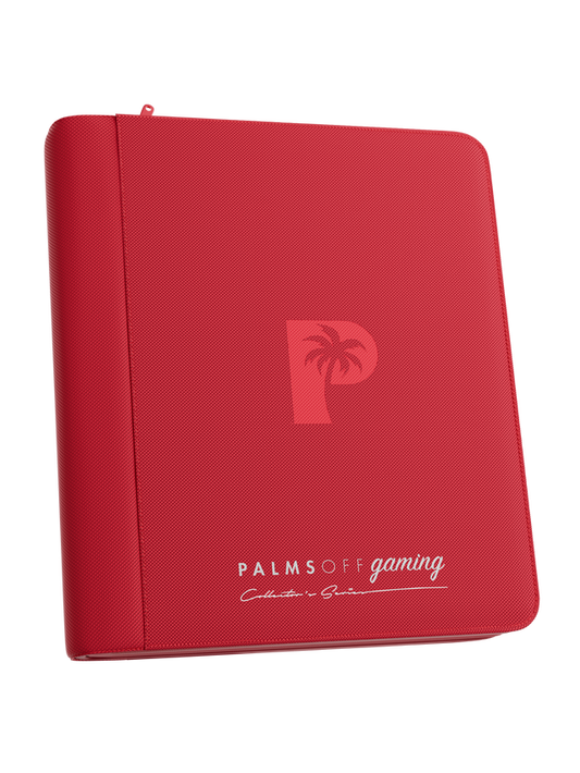 Collector's Series Top Loader Zip Binder - 4 Pocket - Red