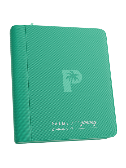 Collector's Series Top Loader Zip Binder - 4 Pocket - Turquoise