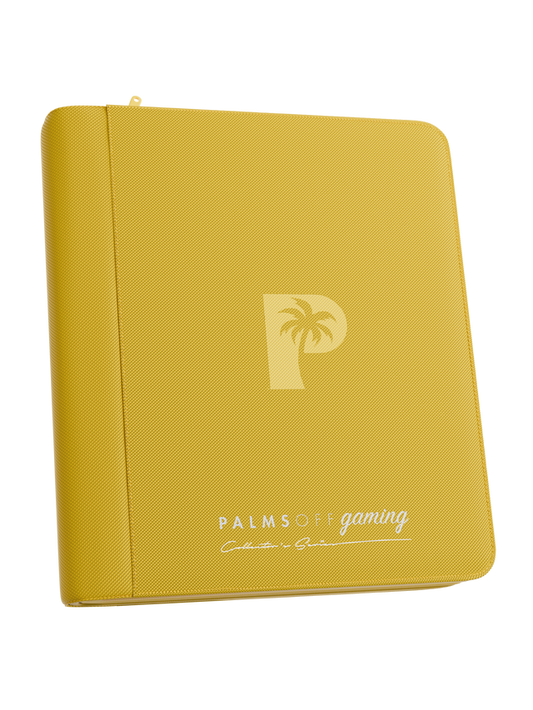 Collector's Series Top Loader Zip Binder - 4 Pocket - Yellow