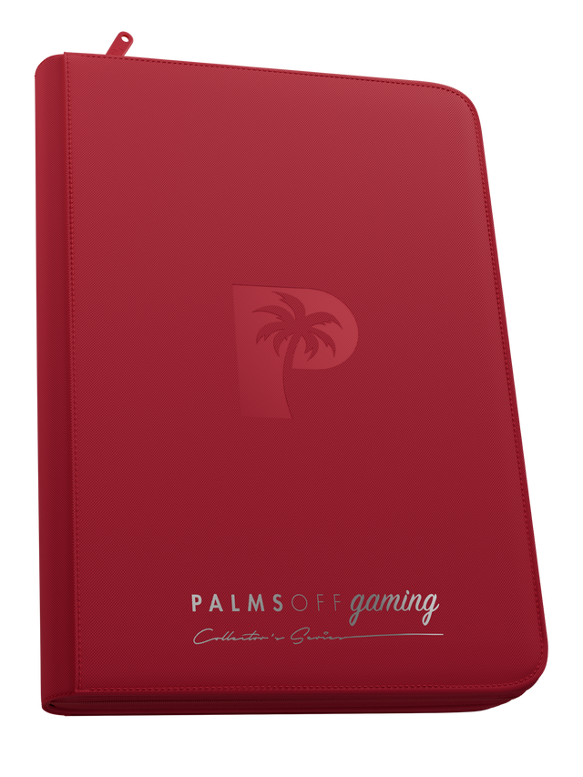 Collector's Series Top Loader Zip Binder - 9 Pocket - Red