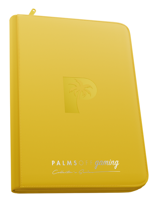 Collector's Series Top Loader Zip Binder - 9 Pocket - Yellow