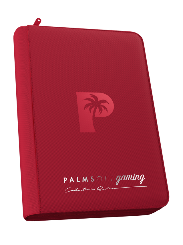 Collector's Series 4 Pocket Zip Binder - Red