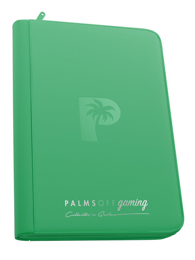 Collector's Series Top Loader Zip Binder - 9 Pocket - Green