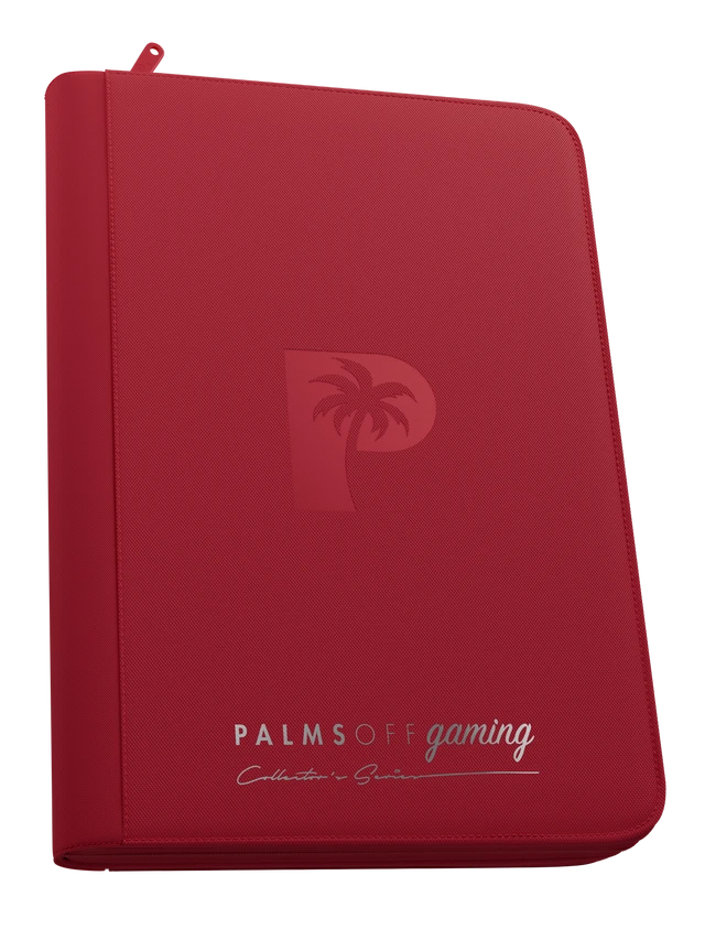 Collector's Series 9 Pocket Zip Binder – Red