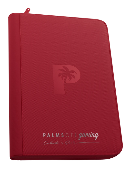 Collector's Series 9 Pocket Zip Binder – Red