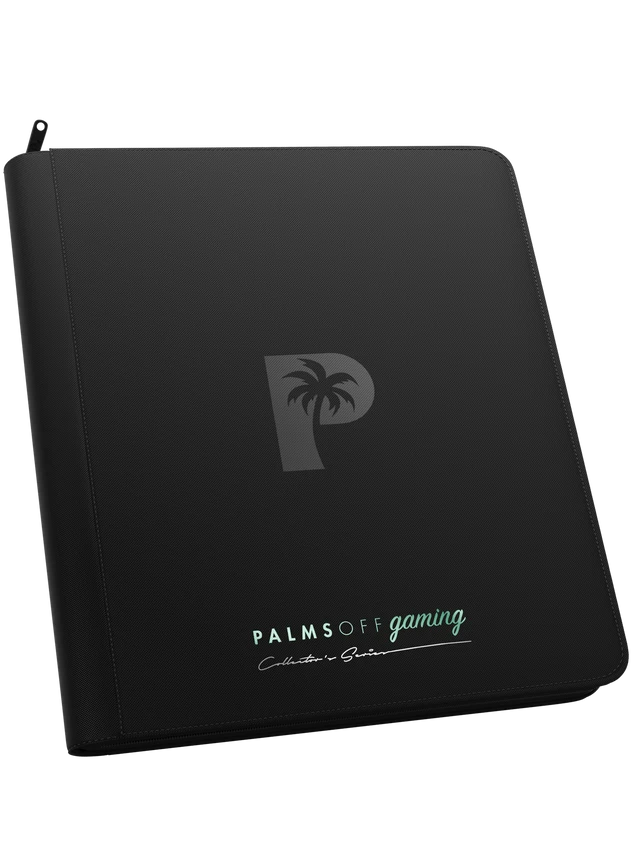 Collector's Series 12 Pocket Zip Binder - Black