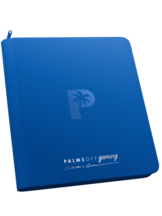 Collector's Series 12 Pocket Zip Binder - Blue